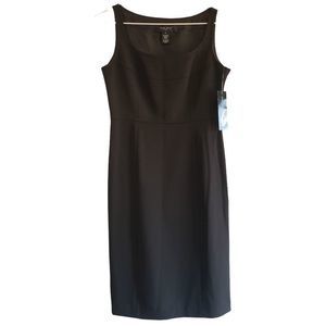Nine West Suit Sheath Dress Tuxedo Park Women's Size 2 Black